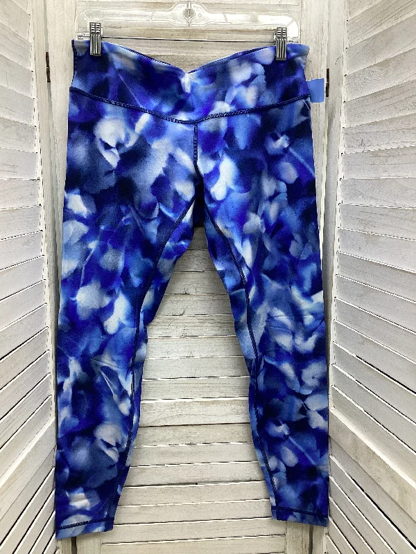 Minimal Classic Athletic Leggings By Lululemon In Tie Dye Print, Size: 12
