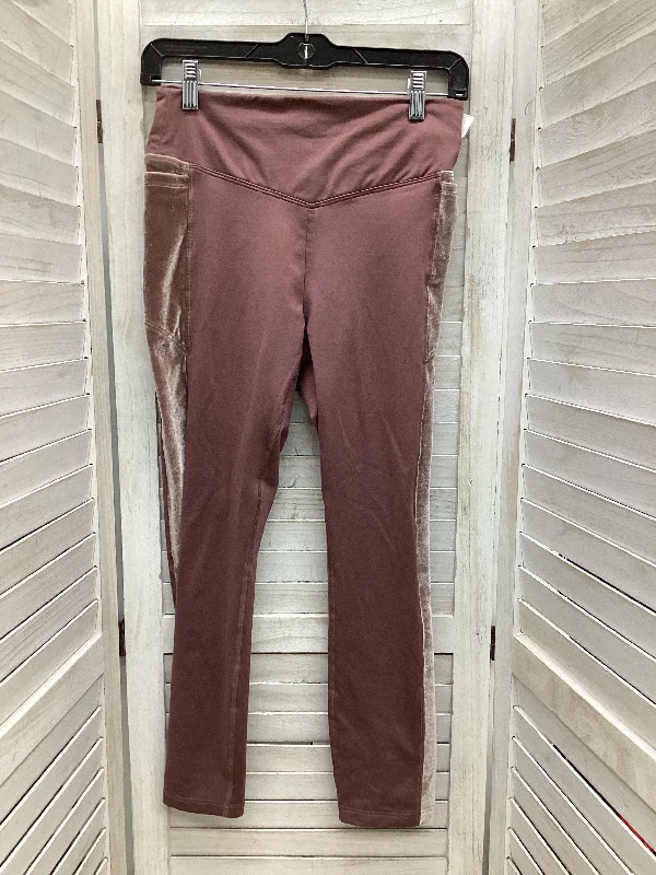 Lazy Home Athletic Leggings By Pink In Pink, Size: M