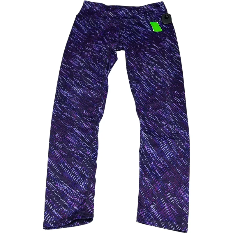 Street Cool Athletic Leggings By Rbx In Purple, Size: M