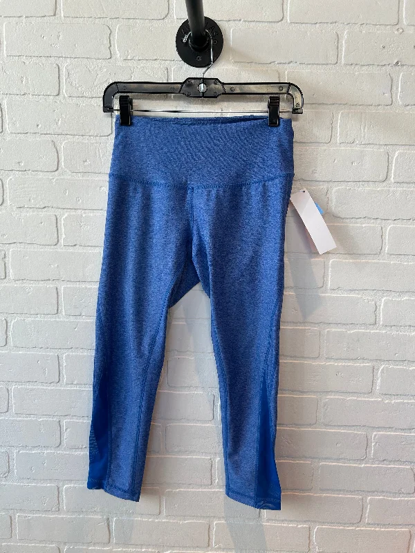 Athletic Leggings By Zella In Blue, Size: 0