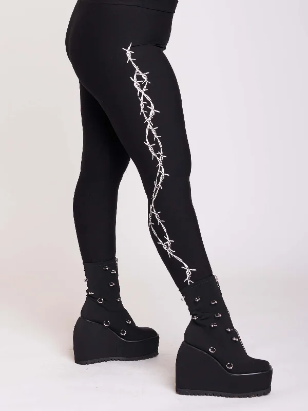 Minimal Classic Barbed Wire Legging