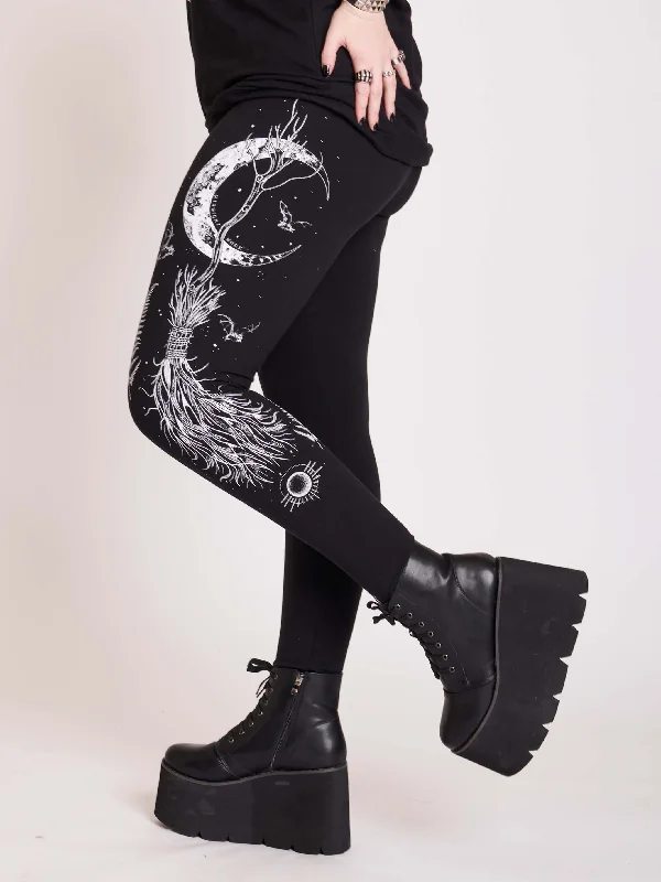 Street Fashion Broomstick Legging