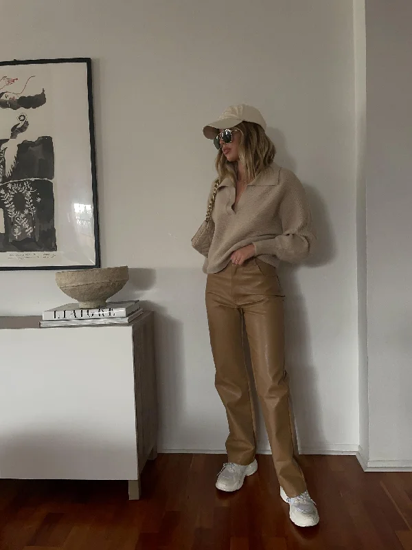 Chic Lounge Chasing Pavements Leather Pant - FINAL SALE