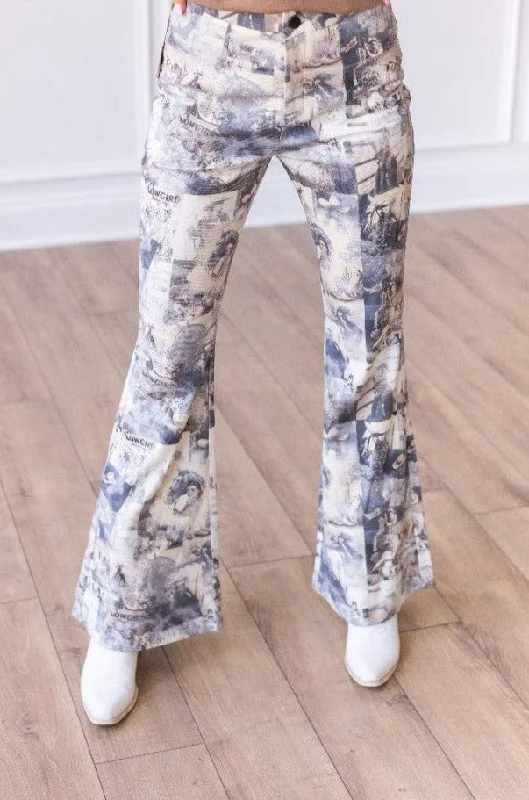 Single item design Bronco Belle Flare Leg Pants
