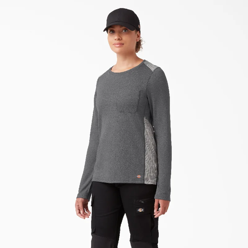 Soft Fashion Dickies Women's Temp-IQ 365 Long Sleeve Pocket T-Shirt