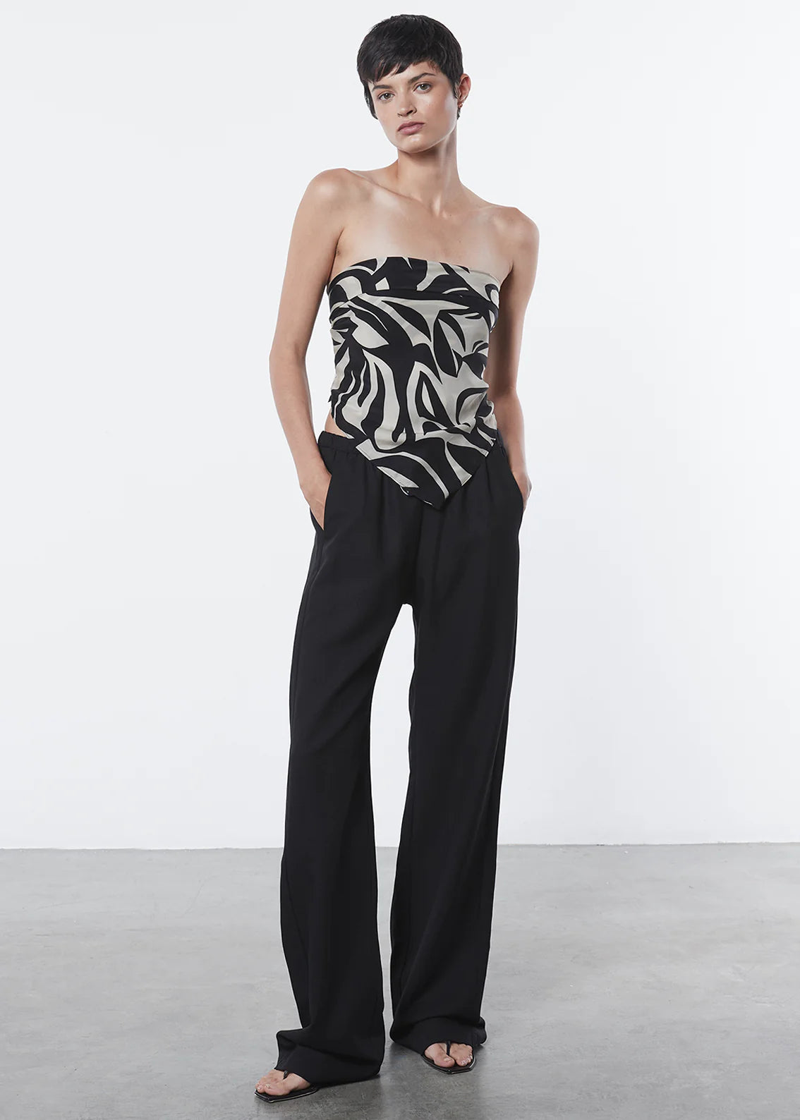 Relaxed Chic Enza Costa Twill Everywhere Pant