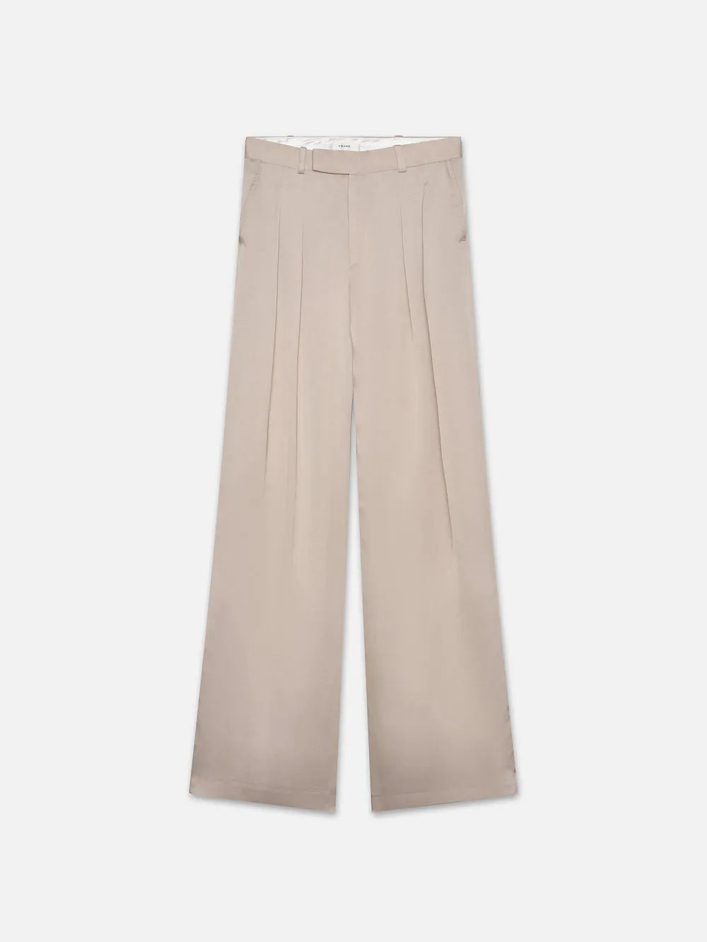 Simple Comfort Frame Pleated Mid Rise Trouser