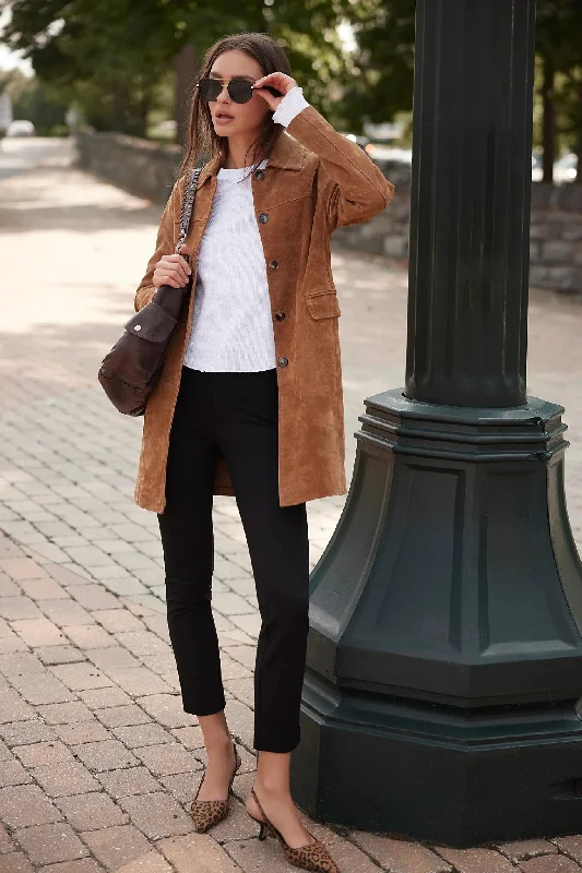Soft Layers Free People: Molly Slim Pant in Black