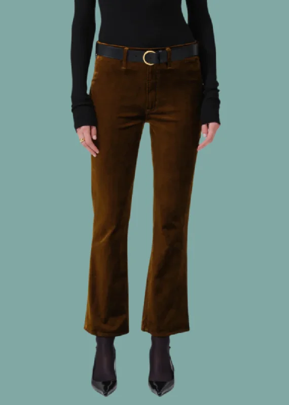 Fashionable sports Isola Cropped Trouser - Velvet