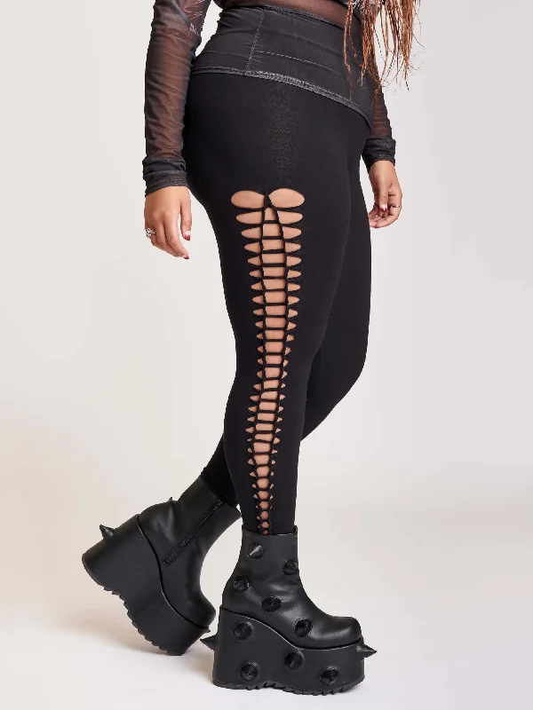 Fashion Classic Lattice Web Legging