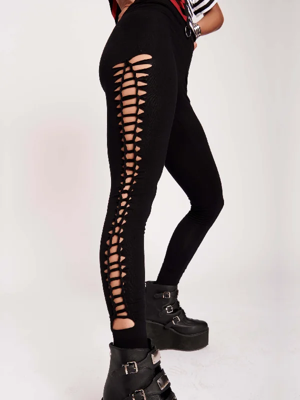Fashion Expert Lattice Web Legging