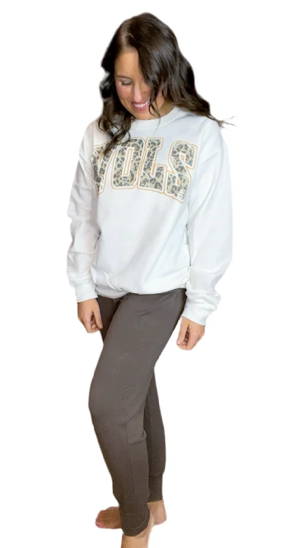 Stand-up collar design Mocha Relaxed Fit Joggers