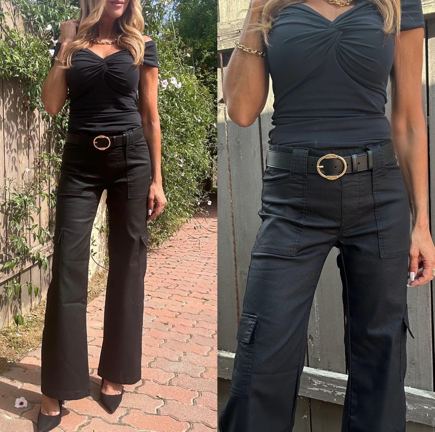 Sports Jumpsuit Randi Black Geo Pant
