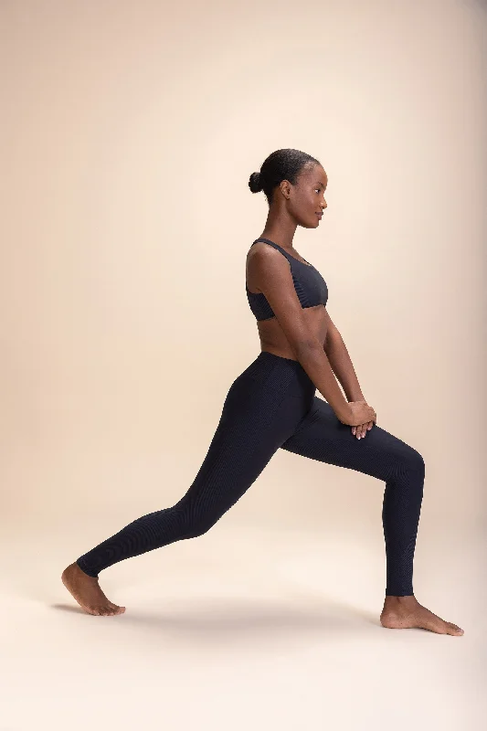 Exquisite Tailoring Rib Way Stirrup Leggings