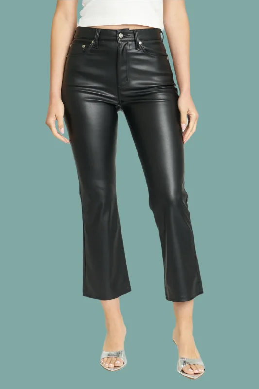 Unique prints Shy Girl Hi Rise Crop Flare - Cinematic