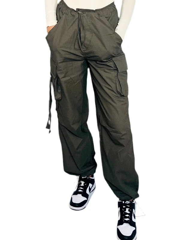 Comfortable down Olive Cargo Pant