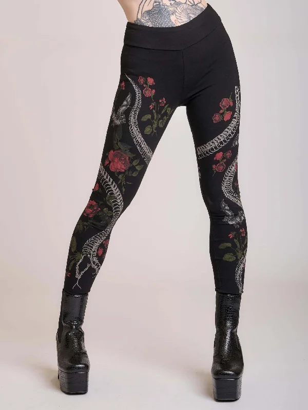 Retro Design Bat's Roost Legging
