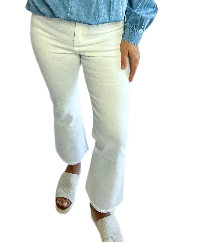 Printing decoration SOFT WASHED STRETCHY HIGH RISE PANTS