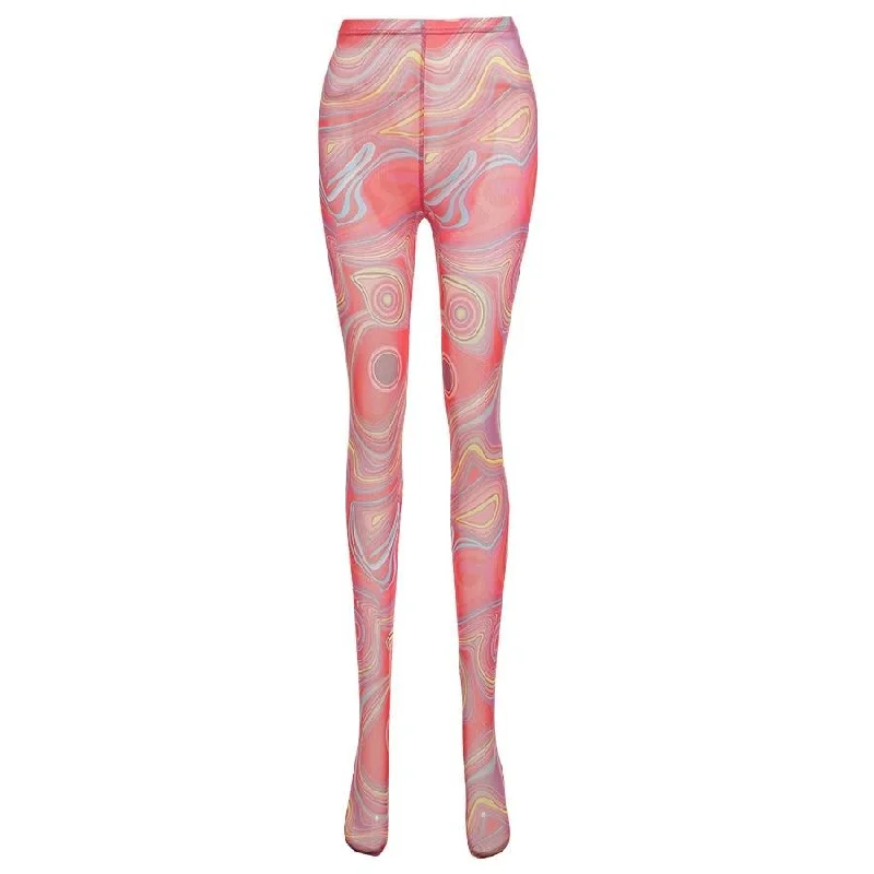 Classic Retro The Liyah Mesh Footed Pants