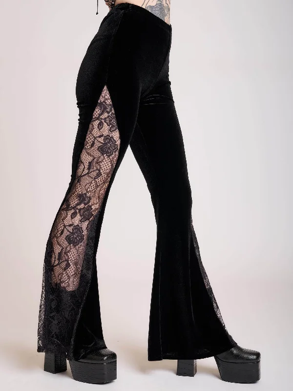 Fashionable In The Times Velvet and Lace Flares