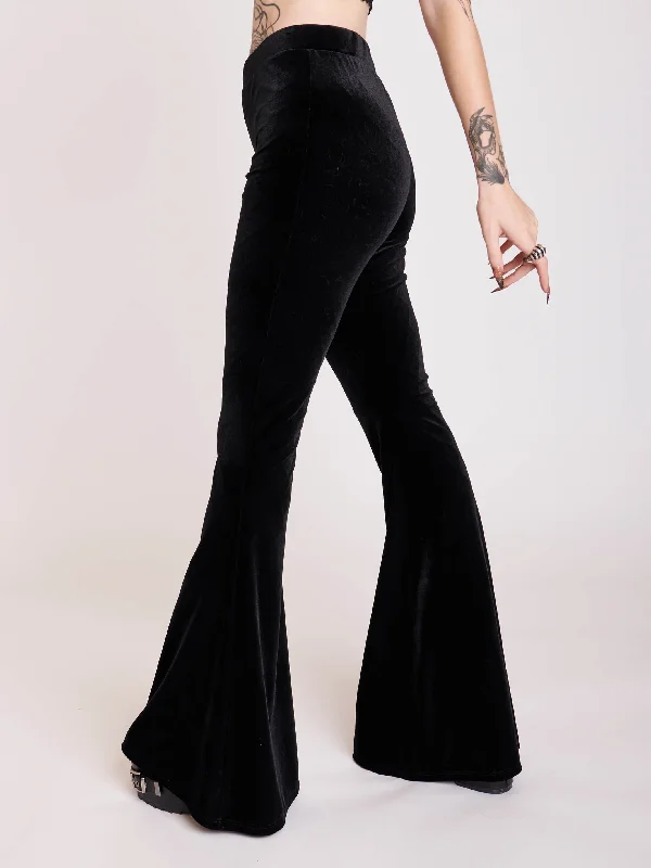 High-end Fashion Velvet Flared Leggings