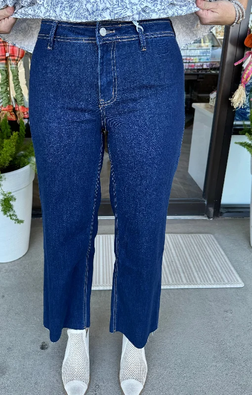 Advanced Customization Vervet High Rise Wide Leg Jeans: Genial
