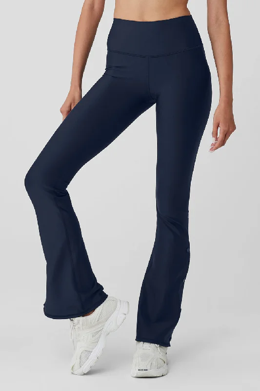 Fashionable Prints Airlift High-Waist Game Changer Legging - Navy