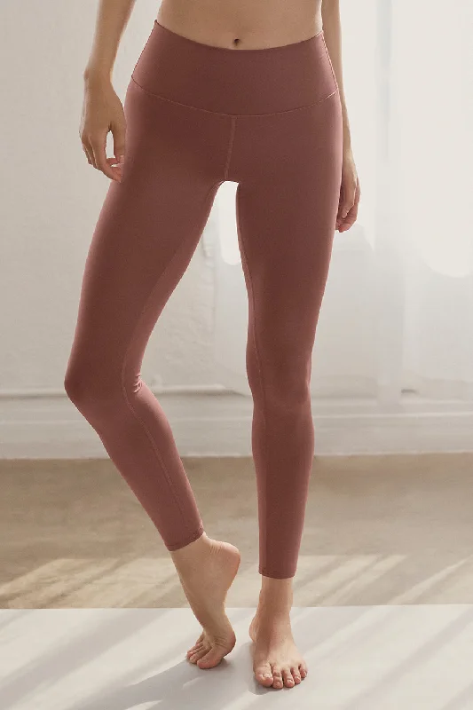 Practical Style 7/8 High-Waist Airlift Legging - Chestnut