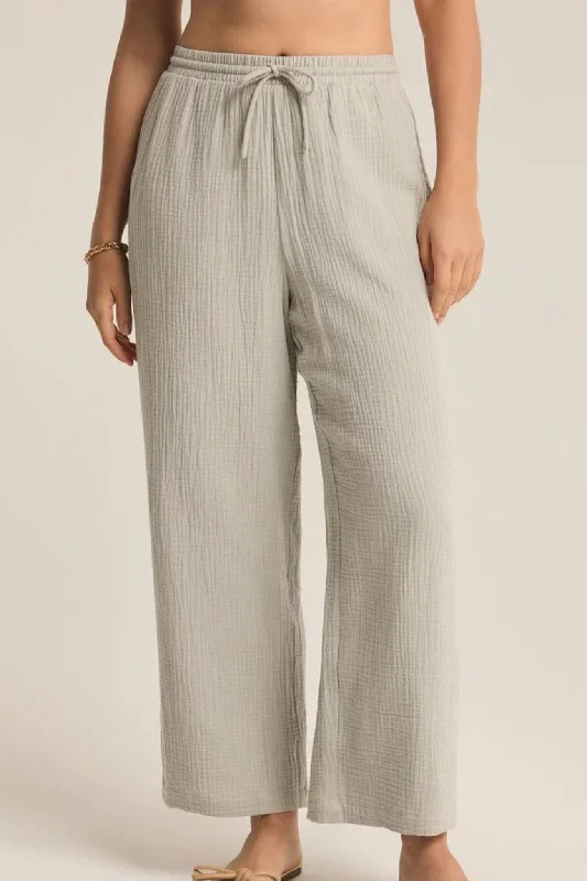 Sports Casual Style Z Supply: Bondi Gauze Pant in Pale Jade