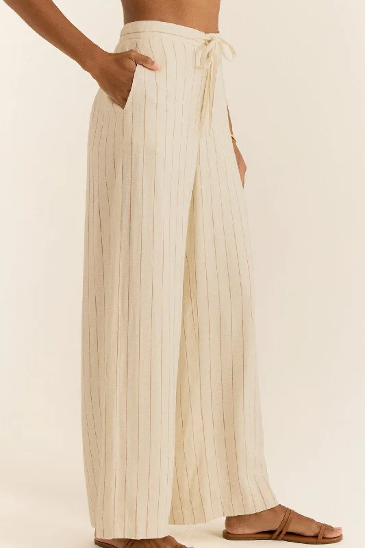 Sports Functional Style Z Supply: Cortez Pinstripe Pant in White