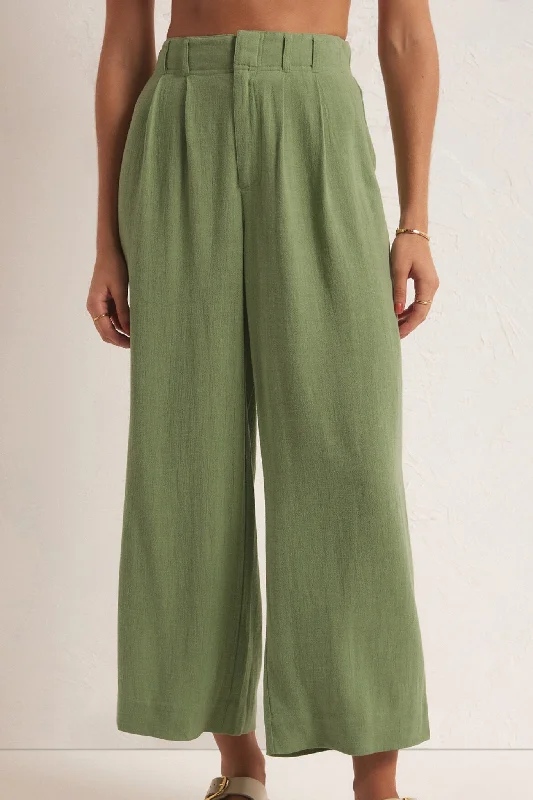 Sports Jumpsuit Z Supply: Farah Pant in Matcha