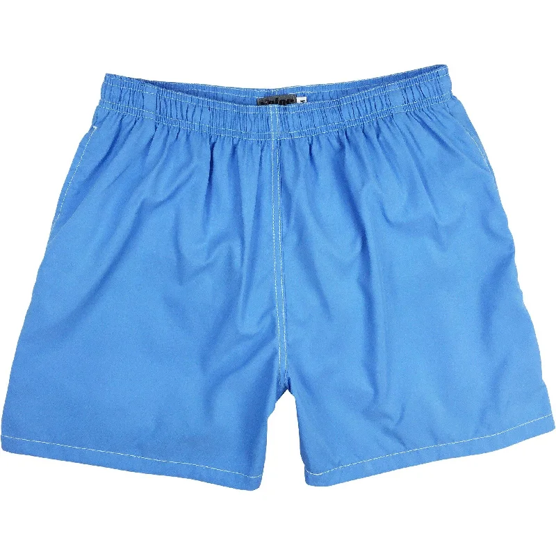 "A Solid Color" (Baby Blue) Mens Swim Trunks (with mesh liner) - 17" Outseam / 4.5" Inseam