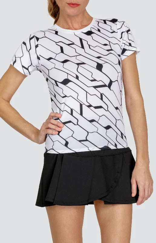 Elegant Wear Alcott Top - Cascade Geo Chalk