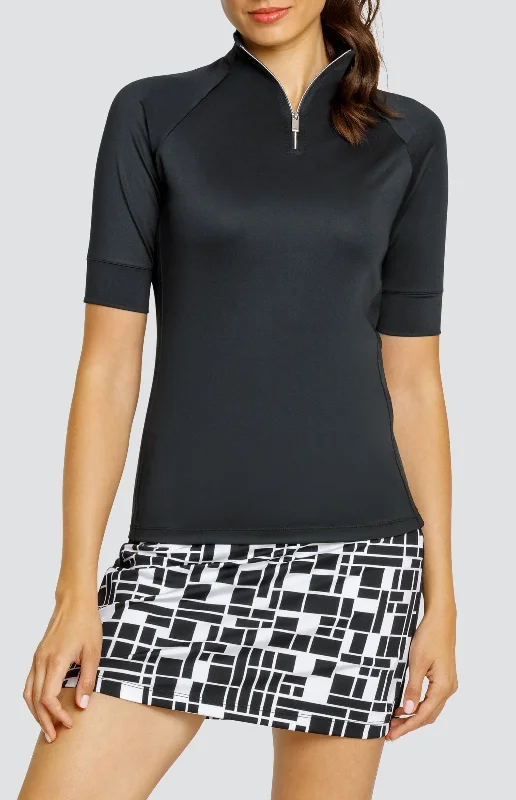 Warm And Comfortable Atley Top - Onyx Black