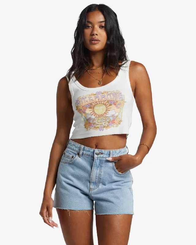 French Retro Billabong Womens High Tide Denim Shorts - Soft Indigo
