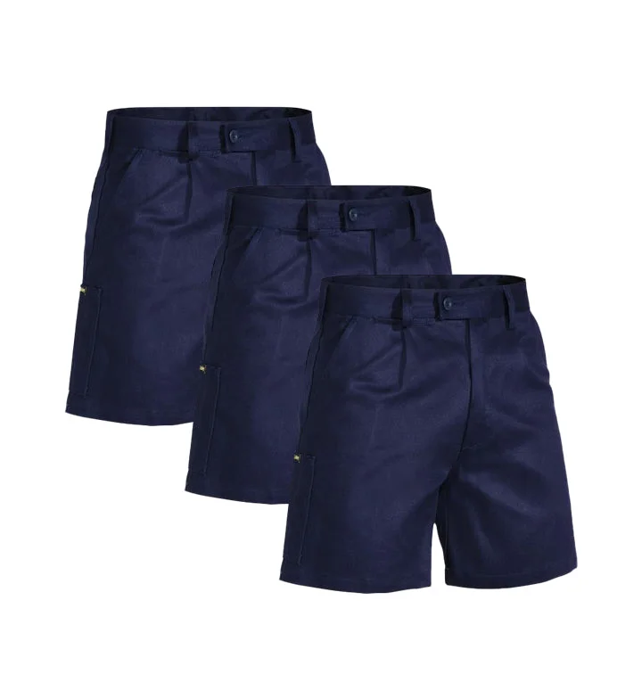 Bisley Original Drill Mens Work Short BSH1007-1 (Pack of 3)