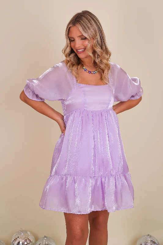 Minimal Style RESTOCK: Blushing Heart Dress-Lilac