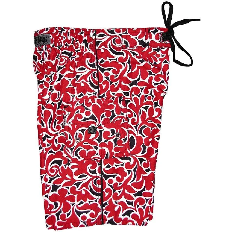 "Bullwinkle" Toddler Board Short (Black + Red)