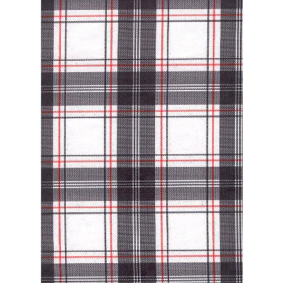Elegant And Simple "Casual Friday" Plaid Board Shorts - Regular Rise / 5" Inseam (Black)