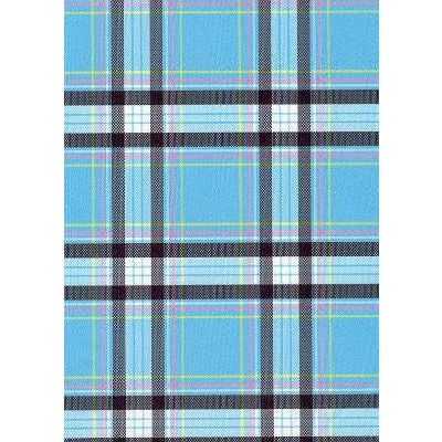 Urban Style "Casual Friday" Plaid Womens Board Shorts - Regular Rise / 10.5" Inseam (Blue)