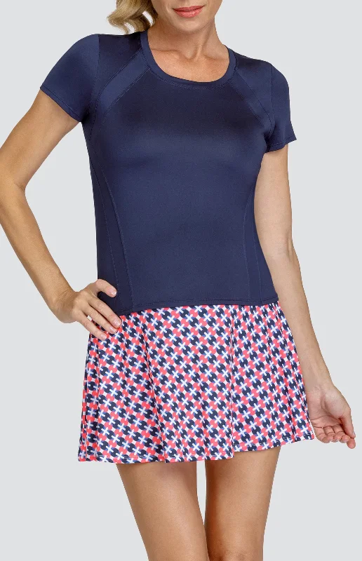 Exquisite Fabrics Delphi Top - Navy Blue