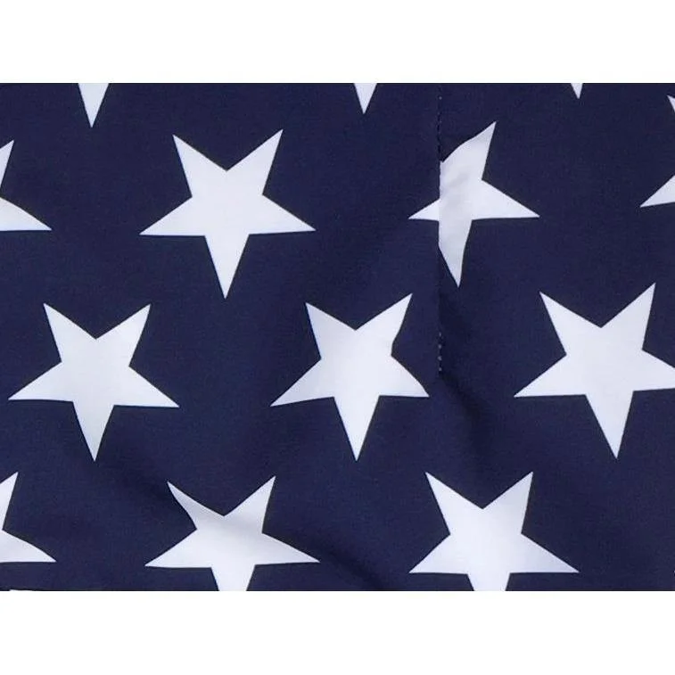 Single-shoulder Neck Design Fixed (Non Elastic) Waist Womens Board Shorts "USA Stars" * CUSTOM *