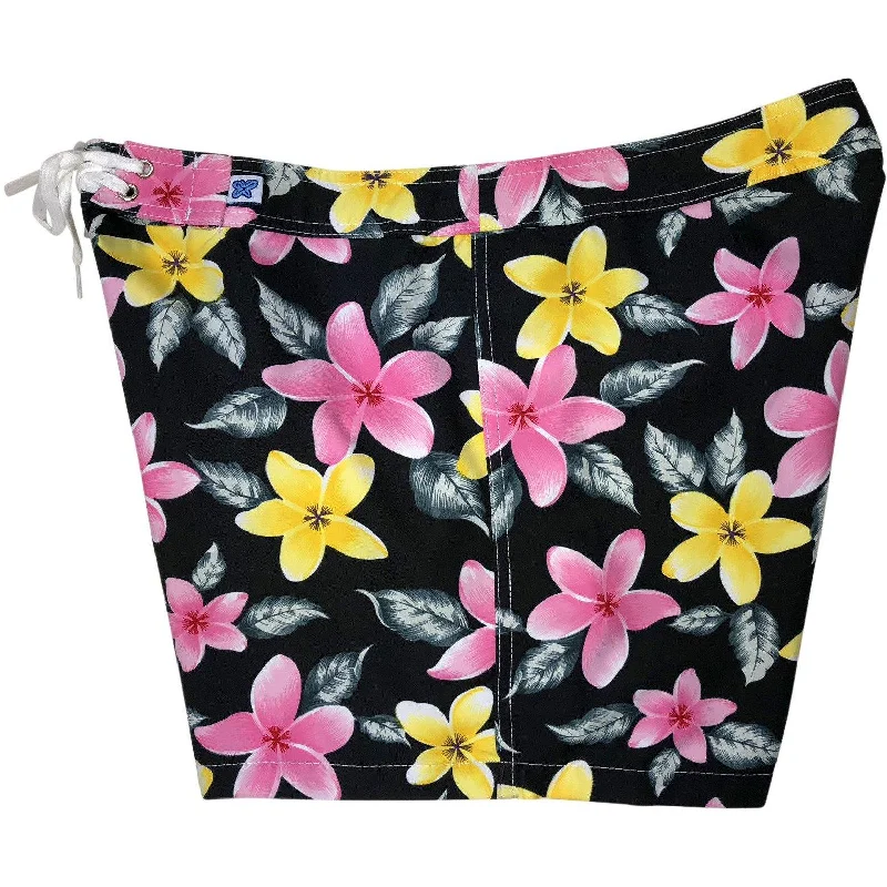 New Autumn And Winter Styles "Free Roaming" Girls Board Shorts - 5" Inseam (Black OR Turquoise)