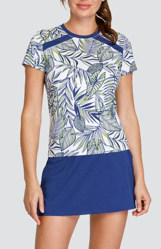 Embroidered Letters Fremont Top - Lady Palm