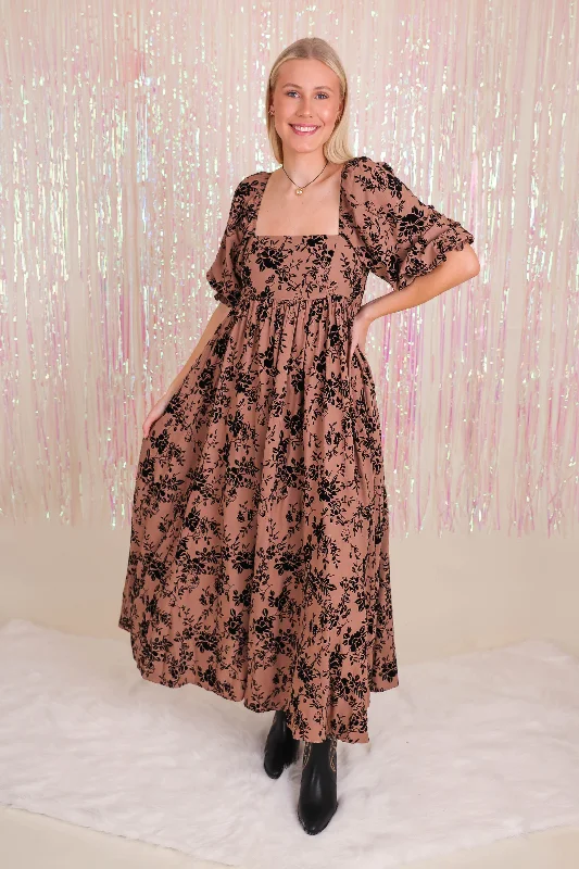 College Style Fulfilling My Wishes Midi Dress