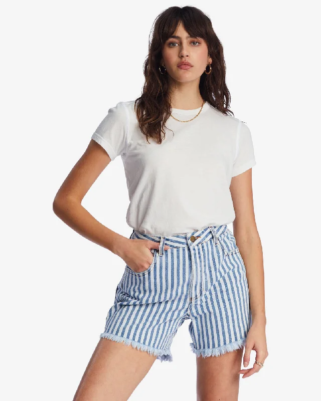 End Of The Year How Bout That Denim Shorts - Surf Spray