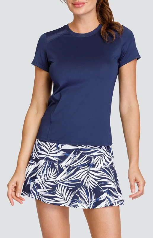 Bright Colors Lorenia Top - Navy Blue