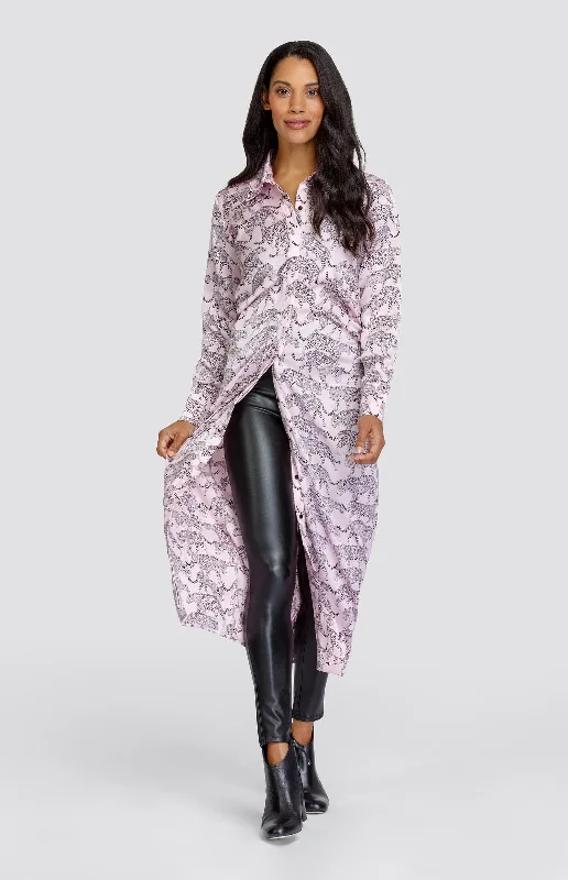 Dessert Matching Morris 49" Shirt Dress - Leopard Parade - FINAL SALE