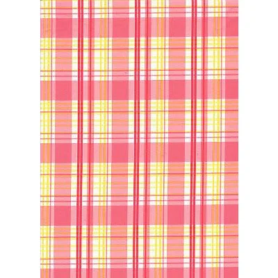 Carefree "Nantucket" Plaid (Pink) SIDE POCKETS Board Shorts (Select Custom Outseam 22" - 27")
