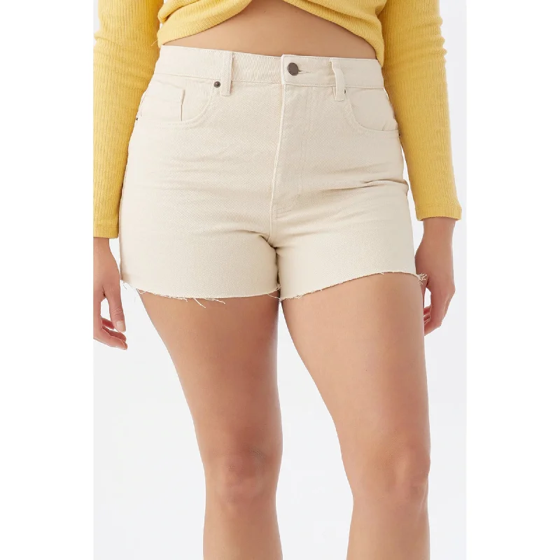 Noble Temperament O'Neill Kellerman Women's Denim Shorts - Bone